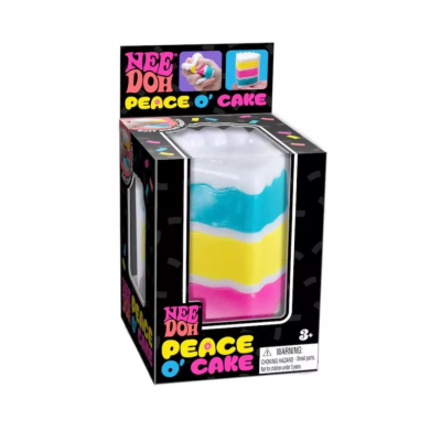 NeeDoh Peace O Cake Squishy Fidget Toy 1ct
